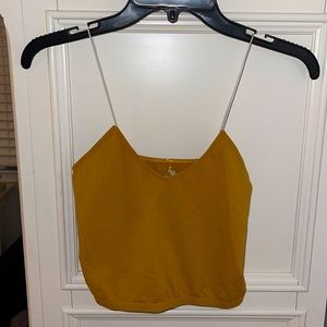 Free People Yellow Tank